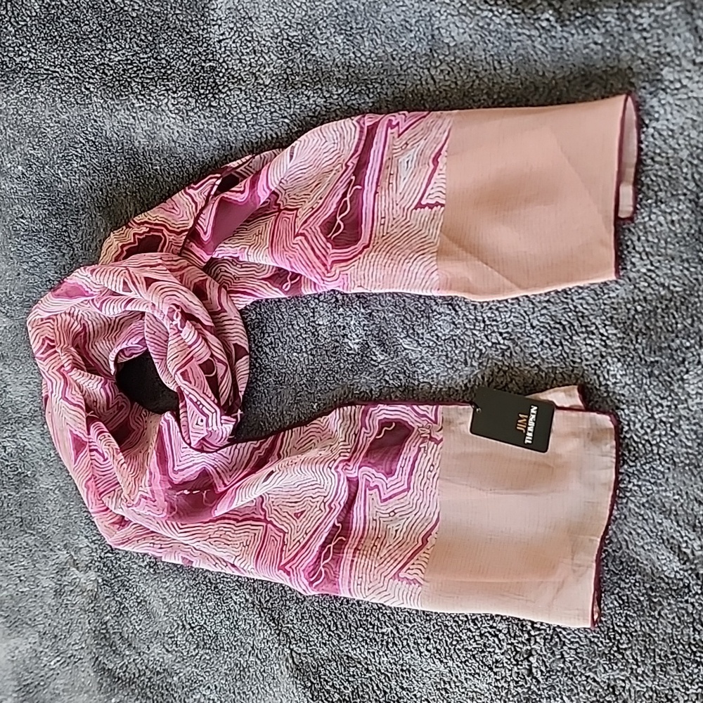 Jim Thompson Silk Scarf (New)